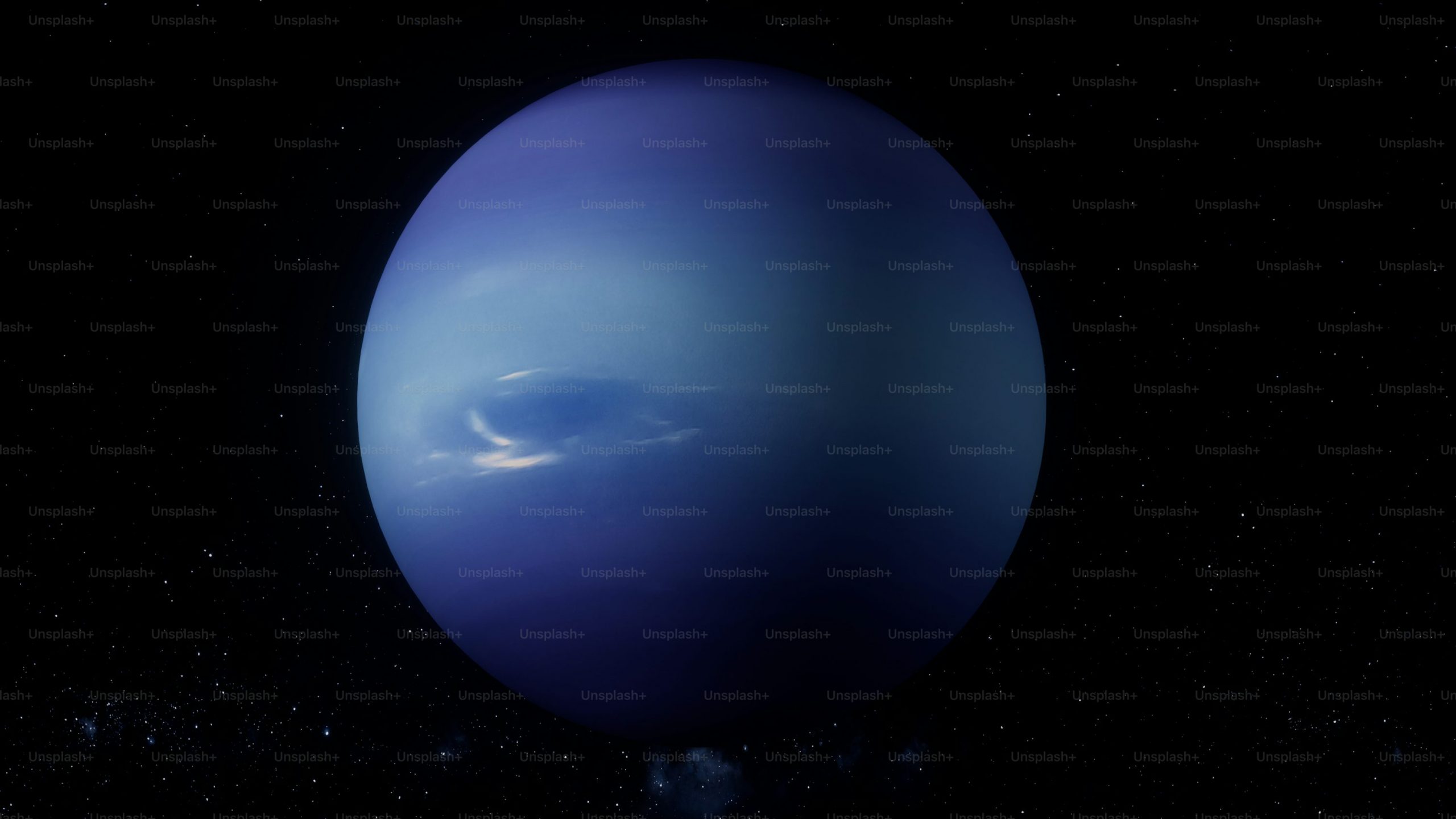 Neptune The Distant Blue Planet